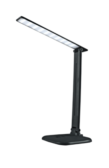Светильник настольный светодиодный IN HOME ССО-02Ч 10Вт сенсор-диммер адаптер, черный