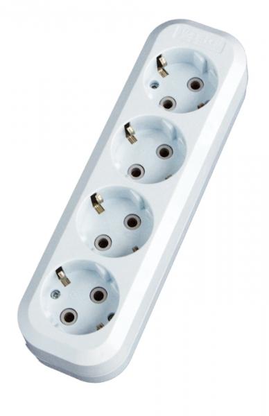 Колодка EKF "Эксперт" 4 гнезда 16А/3,5кВт с заземляющими контактами